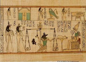 El tribunal de Osiris. Tebas, Dinastía XXI, 1075-945 a.C.